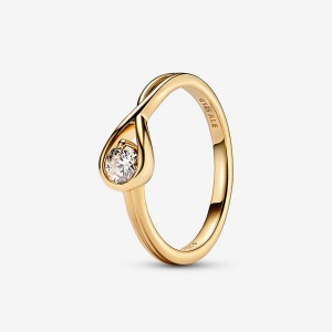 Gold Pandora Brilliance 0.25 ct tw Rings | EUOHKA-169