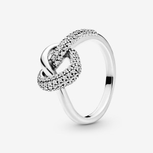 Romantic Jewelry Pandora Knotted Heart & Promise Rings | YZTJVN-401