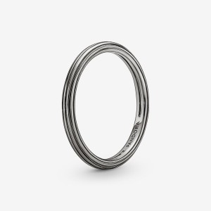 Ruthenium Plated Pandora ME Stackable Rings | NVCPXG-638