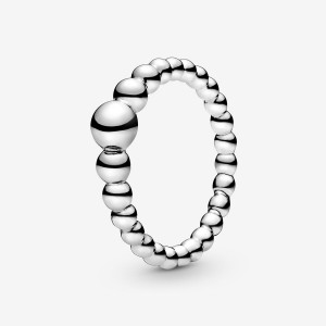 Sterling Silver Pandora String of Beads Stackable Rings | JOLCHN-152