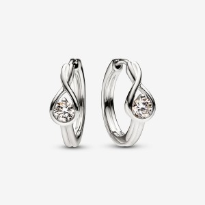 White Gold Pandora Brilliance 0.50 ct tw Earrings | DOHQYN-518