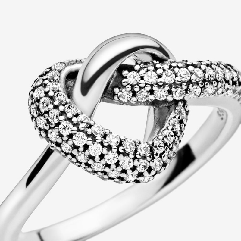 Romantic Jewelry Pandora Knotted Heart & Promise Rings | YZTJVN-401