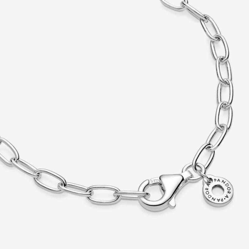 Sterling Silver Pandora Link Chain Necklaces | FOVBAM-253