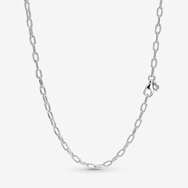 Sterling Silver Pandora Link Chain Necklaces | FOVBAM-253