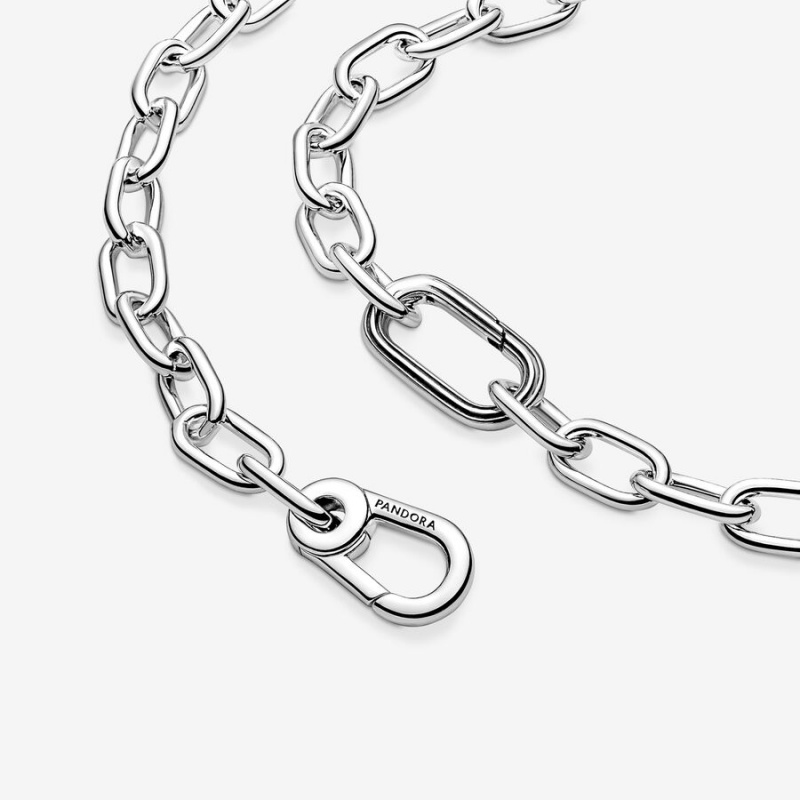 Sterling Silver Pandora ME Link Chain Necklaces | HSKDUQ-215