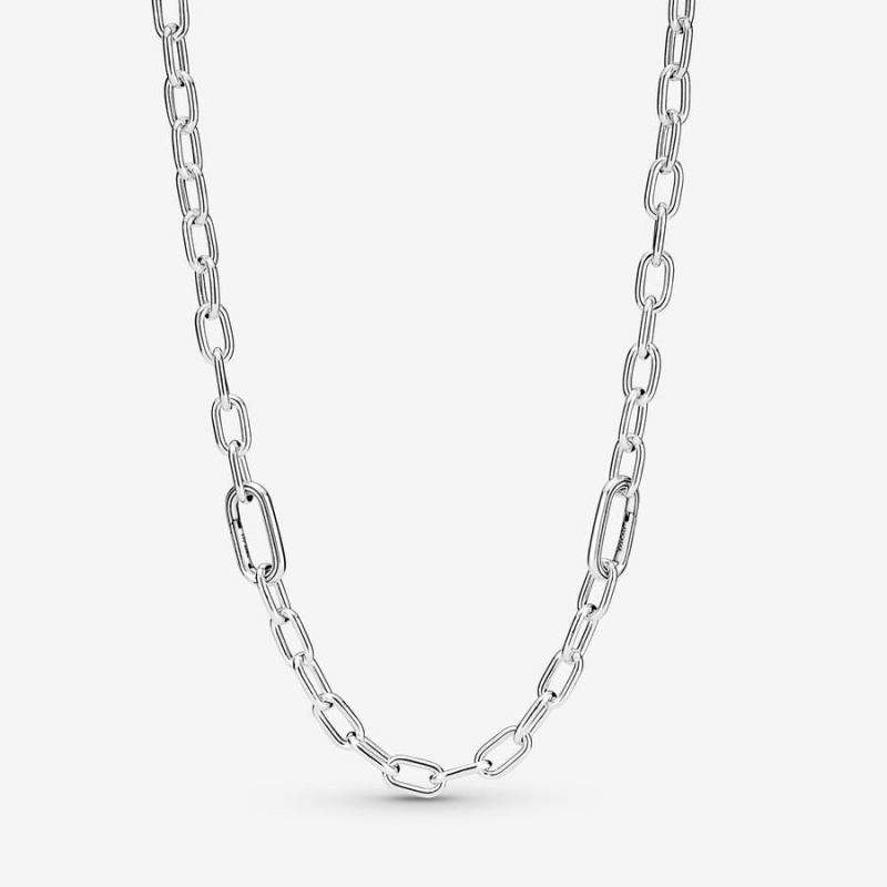 Sterling Silver Pandora ME Link Chain Necklaces | HSKDUQ-215