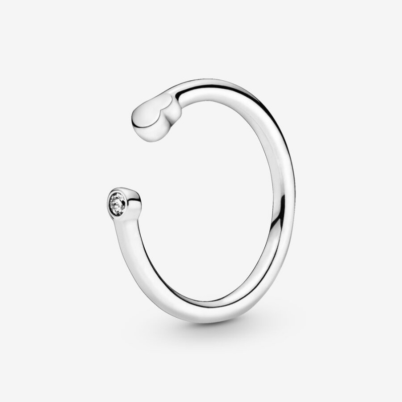 Sterling Silver Pandora Polished Open Stackable Rings | BOFSUM-346