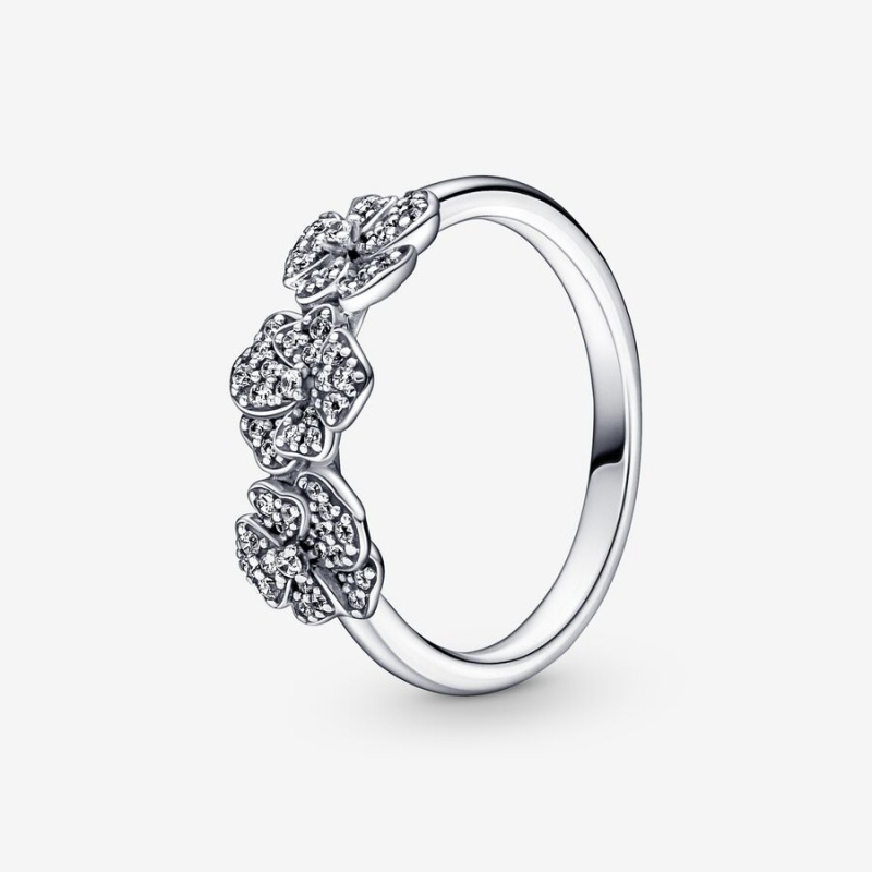 Sterling Silver Pandora Ring Sets | UDAZMR-573