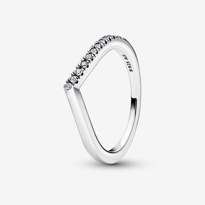 Sterling Silver Pandora Ring Sets | ZAQYUD-047